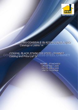 listino tubo coassiale per pellet