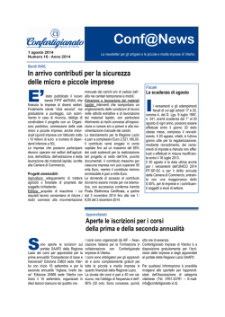 Conf@News 16_2014 - Confartigianato