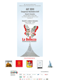 CON IL PATROCINIO DI: