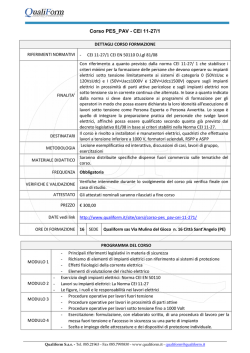 corso pes-pav cei 11-27-1 fatto