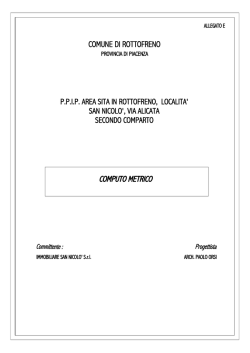 PPIP Prato Verde All E Computo Metrico