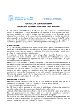 1 CONSENSO TC - SME Diagnostica per Immagini