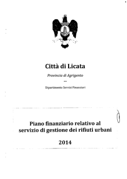 1. Premessa - Comune di Licata