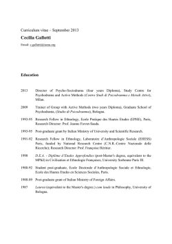 Cecilia Gallotti - Fondazione ISMU