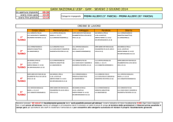 Ordine di lavoro prima categoria