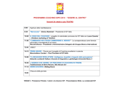 Per visionare il PROGRAMMA clicca &ldquo;QUI&rdquo;