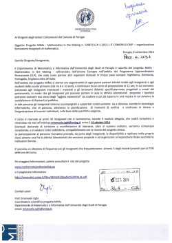 Progetto MiMa - Istituto Comprensivo Perugia 15