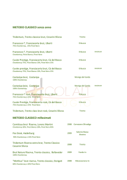 carta vini - Rifugio Col Alt