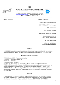 ISTITUTO COMPRENSIVO N. 4 BOLOGNA
