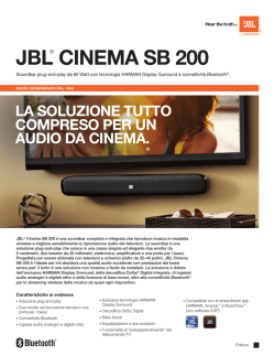 JBL&reg; Cinema SB 200