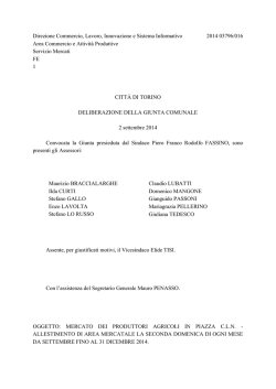 Direzione Commercio, Lavoro, Innovazione e