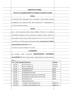 151 KG 275 In. Fino b.co - 31 Trentuno 152 KG 200 Int