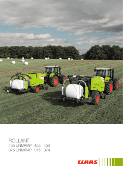 Catalogo ROLLANT 455 / 454 UNIWRAP / 375 / 374