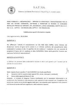 S.A.P. NA. - Provincia di Napoli