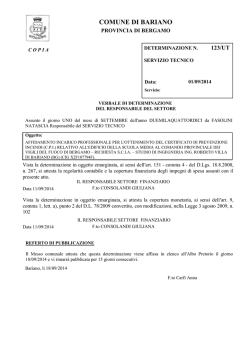 Apri la Delibera