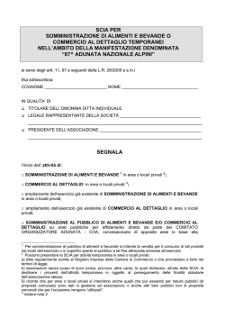 Modulo SCIA temporanea aree private