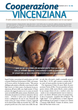 Cooperazione Vincenziana n.146