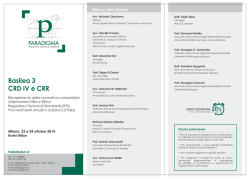 Basilea 3 CRD IV e CRR