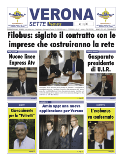 Gioved&igrave; 23 Ottobre 2014