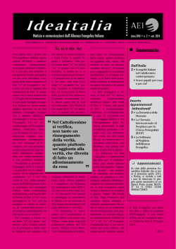 Ideait. n.2 / settembre - Alleanza Evangelica Italiana