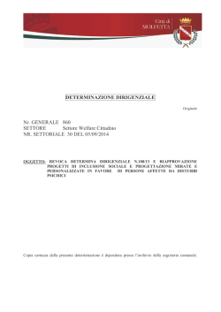 Scarica Allegato - Comune di Molfetta