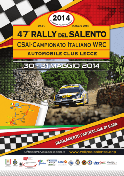 RPG - Rally del Salento
