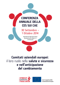 Comitati aziendali europei: il loro ruolo nella salute e
