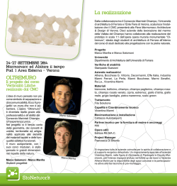 StoNetwork StoNetwork StoNetwork OLTREMURO La realizzazione