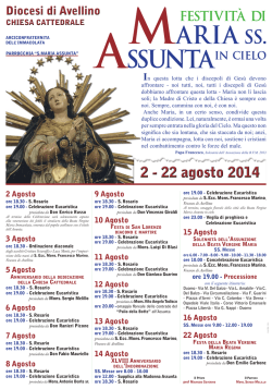 Assunta2014 - diocesi di Avellino