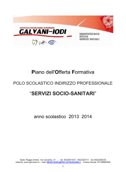 POF 2013/2014 - Istituto Galvani Iodi