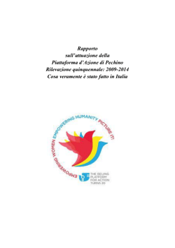 Rapporto Pechino 2009-2014
