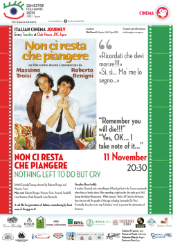11 November - Semestre Italiano