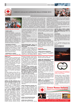 Costa della Balena-Giugno - Croce Rossa Italiana