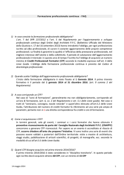 Formazione professionale continua