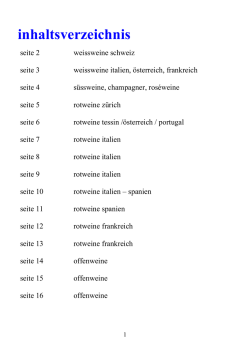 WEINKARTE WINTER 14 - restaurant strauss winterthur