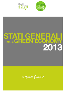 Stati Generali della Green Economy 2013