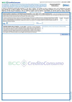 Contratto Prestito Personale