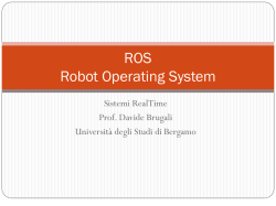 ROS-Tutorial /mobile_robot - Università degli studi di Bergamo