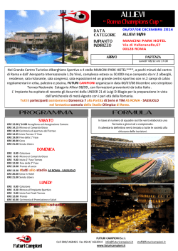 Allievi Roma Cup
