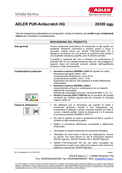 ADLER PUR-Antiscratch HQ 26320 sgg.