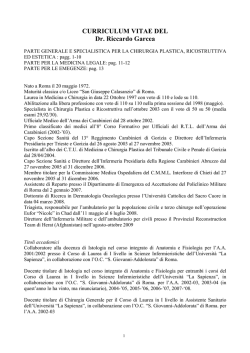 Riccardo Garcea - Contra Vulnera Onlus Cura delle Ferite e Ulcere