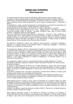 Annalisa Stroppa Mezzosoprano