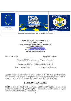 Bando Adattamenti edilizi A1