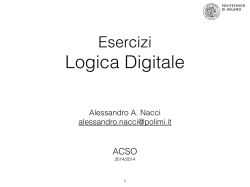 Tracce esercizi - Alessandro A. Nacci