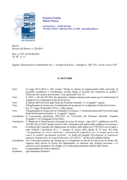 area del personale - Amedeo Avogadro