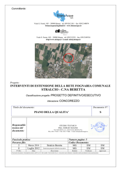 STRALCIO - C.NA BERETTA