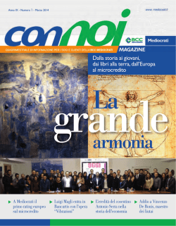 Dalla storia ai giovani, dai libri alla terra, dall