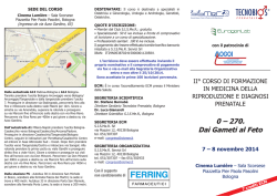 0 – 270. Dai Gameti al Feto - Ordine dei Medici di Bologna