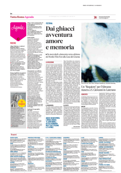 Dai ghiacci avventura amore e memoria Il