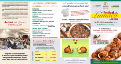 Festival della Lumaca in cucina